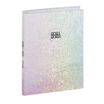 Agenda journalier Exacompta 2021 2022 Forum Color Holographik Modèle aléatoire