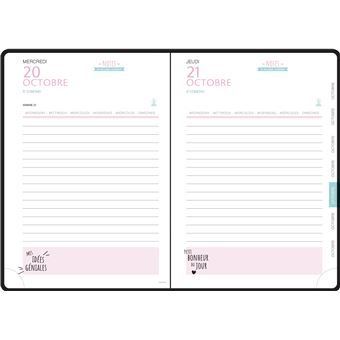 Agenda journalier Exacompta 2021 2022 Forum Color Holographik Modèle aléatoire
