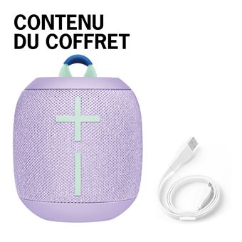 Ultimate Ears WONDERBOOM 3 - Haut-parleur - pour utilisation mobile - sans fil - Bluetooth - 1 voie - lavande numérique