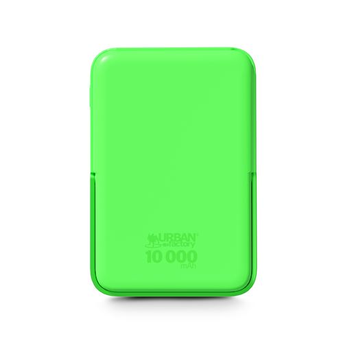 Batterie externe Urban Factory Powerbank 10000 mAh Vert Néon