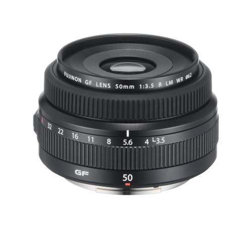 Objectif hybride Fuji GF 50mm f/3.5 R LM WR Noir