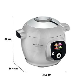 Multicuiseur intelligent haute pression Moulinex Cookeo 80 recettes CE854B10 1600 W Gris