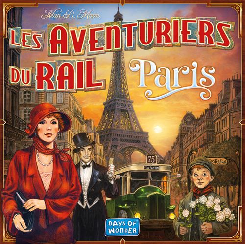 Boite de Jeu de stratégie Asmodee Les Aventuriers du Rail Paris