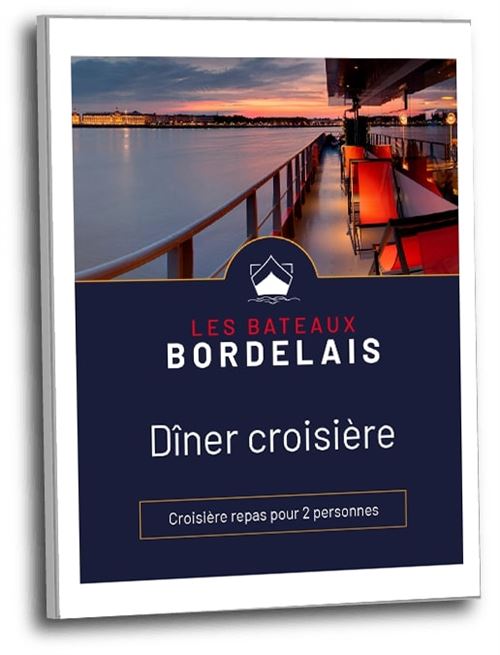 Coffret cadeau Bordeaux River Cruise Dîner-croisière à bord du Sicambre