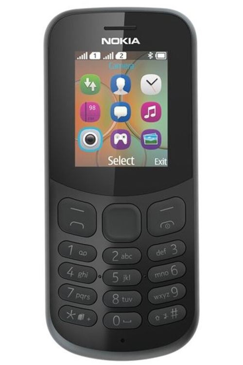 Téléphone mobile Nokia 130 Double SIM Noir