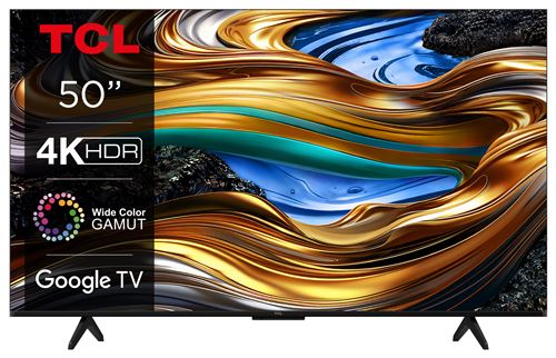 TV LED Tcl 50P755 127 cm 4K UHD 2024 Aluminium brossé