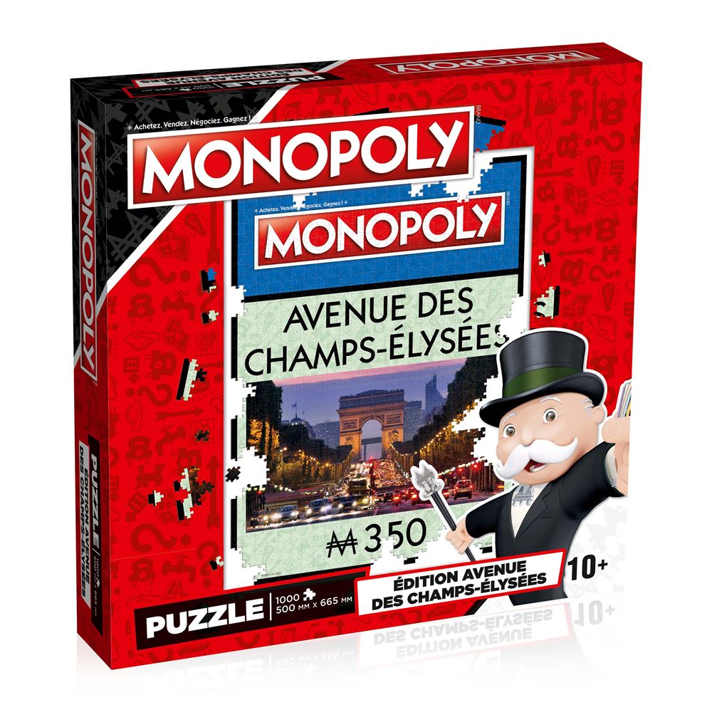 PUZZLE MONOPOLY CLASSIQUE PARIS 1000 PIÈCES - Winning Moves