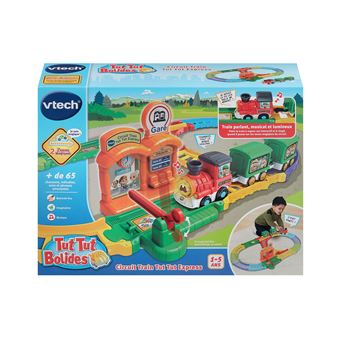 Vtech Elektronisches Spielzeug Tut Tut Bolides, Zugbahn Tut Tut Express + Dampflokomotive Peter - 1