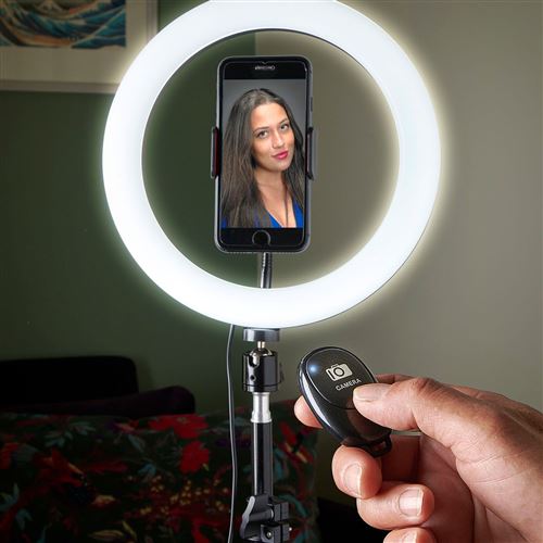 Trépied Selfie Avec Anneau Lumineux 3 Couleurs Rl1 Wi Light à Prix