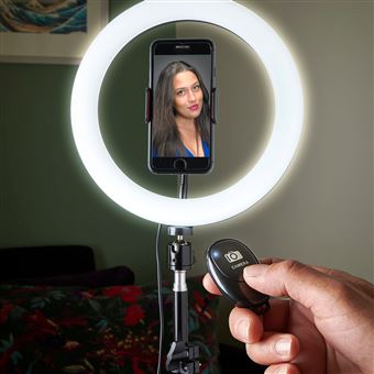 RealPlus Selfie Ring Light Téléphone[Nouveau], Anneau Lumineux