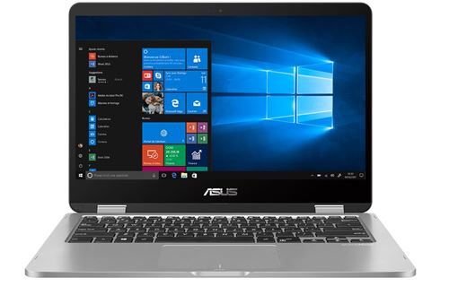 Asus Vivobook Flip Pro 14 Tp401Ma Bz227R 14" Ecran Tactile Intel Celeron 4 Go Ram 64Go Emmc Gris Clair