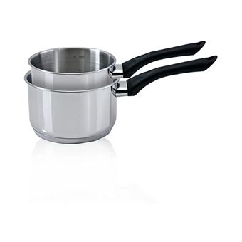 Set 3 Casseroles Menastyl Colorama Magenta - 16+18+20 Cm - Antiadhésif Céramique - Compatible Induction