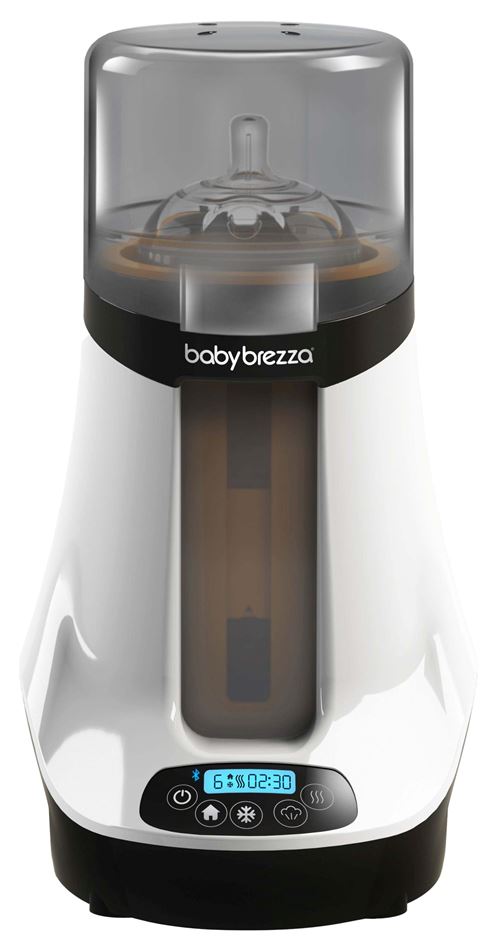 Chauffe-biberon BabyBrezza Intelligent Bottle Warmer avec Bluetooth Blanc et Noir