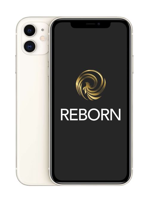 Apple iPhone 11 6,1 64 Go Double SIM Blanc Reconditionné Grade A Reborn