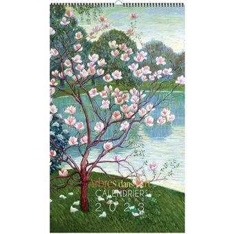 CALENDRIER 2023 49X29 ARBRES DANS L''ART