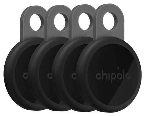 Chipolo CARD Spot Localisateur Bluetooth Noir Lot de 4 Balises GPS Connectées pour Objets avec Recharge USB-C - Image 2