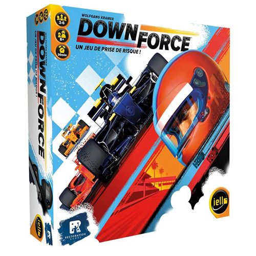 Iello Bleu Jeux De Société Downforce - Image 3
