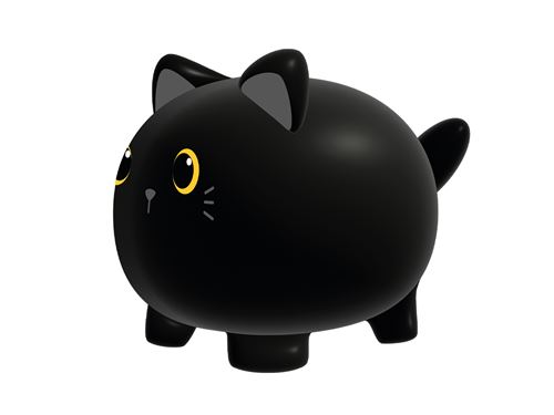 Tirelire Itotal Cat Noir