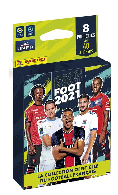 Jeu de cartes Panini Blister 8 pochettes Football 2020 2021 - Carte à  collectionner - Achat & prix
