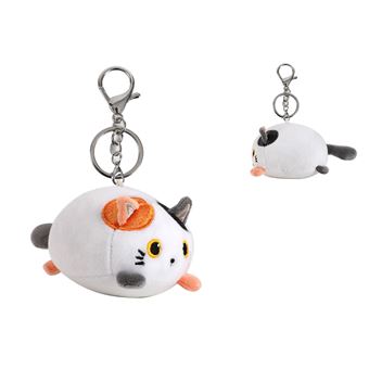 Porte clé personnalisable en peluche Teddy le chat - Peluche Création