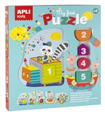 Puzzle de 5 pièces Apli Kids Mon premier puzzle et ses formes en bois