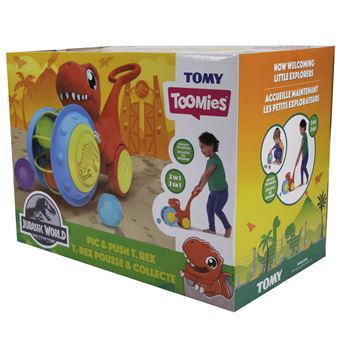Jouet à pousser Tomy T-Rex Pousse et Collecte