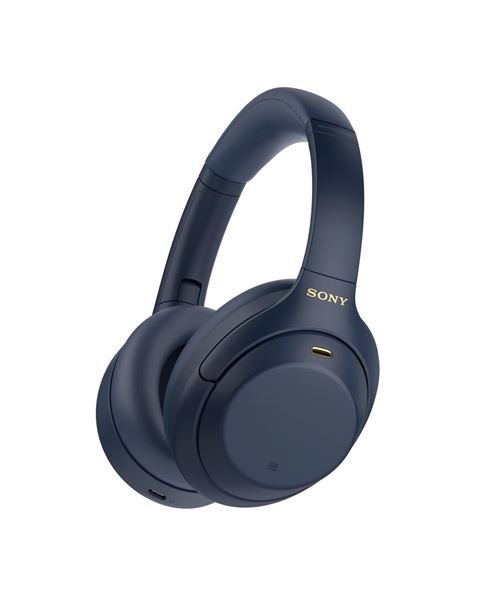Casque Hi-Res sans fil Bluetooth à réduction de bruit Sony WH-1000XM4 Bleu minuit