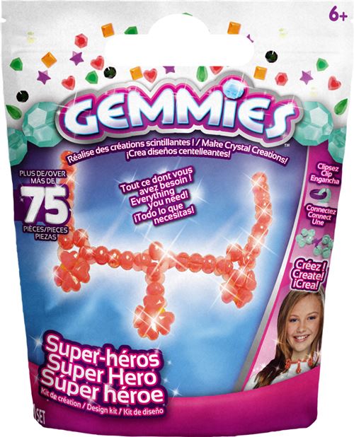 Kit créatif 75 pièces Asmokids Gemmies Super-héros