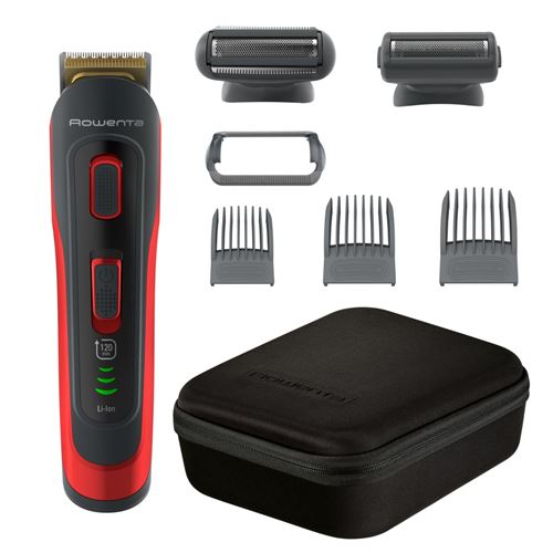 Tondeuse multi usage Rowenta Selectium Style TN9400F4 Noir et Rouge