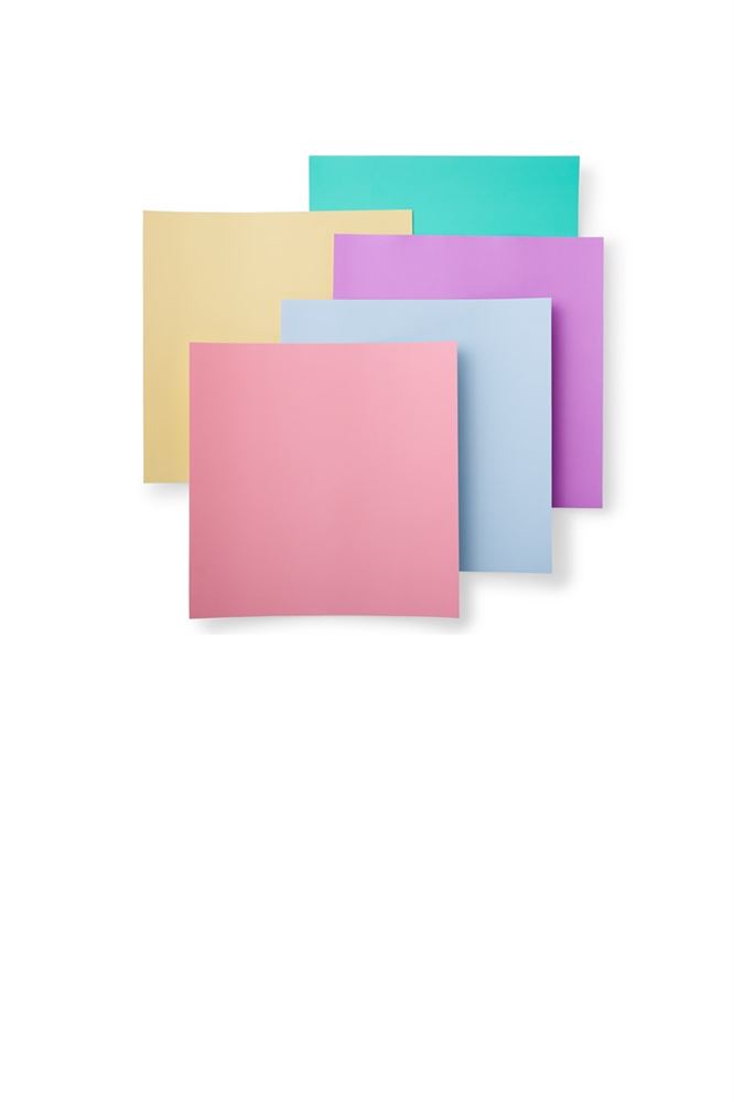CRICUT 10 papiers cartonnés autocollants couleurs vives 33 x 33 cm
