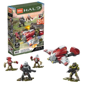 Jeu de construction Mega Bloks Halo coffret Ghost détourné