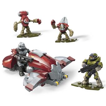 Jeu de construction Mega Bloks Halo coffret Ghost détourné