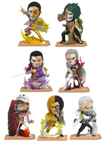 One Piece Mighty Jaxx Freeny's Hidden Dissectibles Figuren
