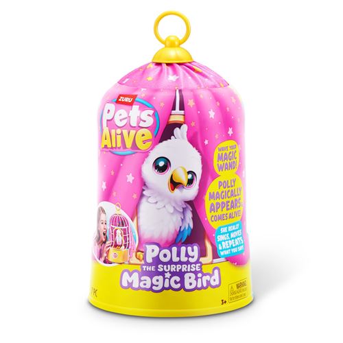 Peluche interactive Zuru France Pets Alive Polly Magic Bird