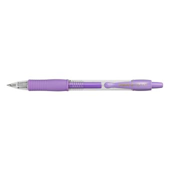 Stylo Gel Pilot G2 Grip Pointe moyenne Violet pastel - 1