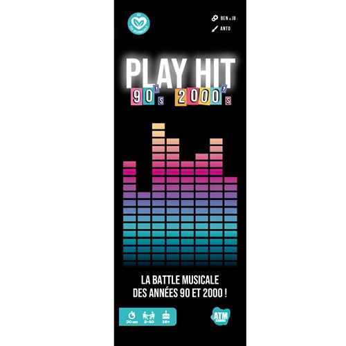 Jeu D'Ambiance ATM Gaming ATM047PL – Play Hit, Quiz Musical Années 2010 À 2025