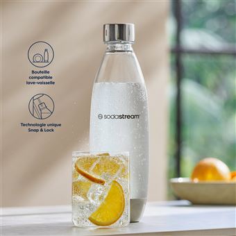 Sodastream Flasche 1L - Spülmaschinenfest - Metall - Einkauf & Preis