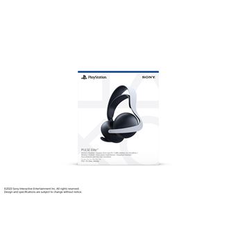 Casque micro sans fil Sony Pulse Elite Bluetooth pour PS5 PC et Mac Blanc