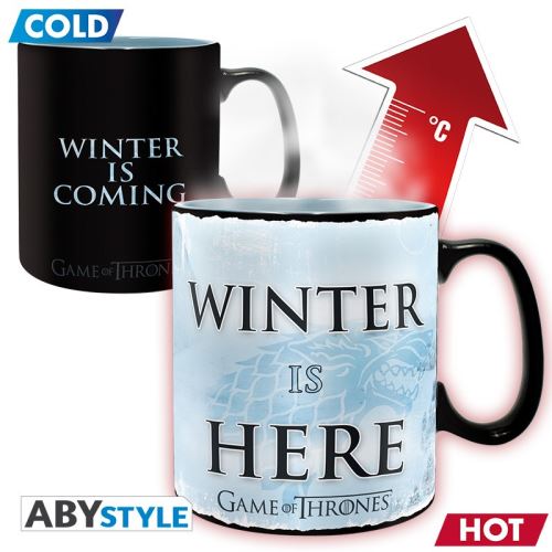 Mug Thermo-réactif ABYstyle Game of Throne Winter is here 460 ml