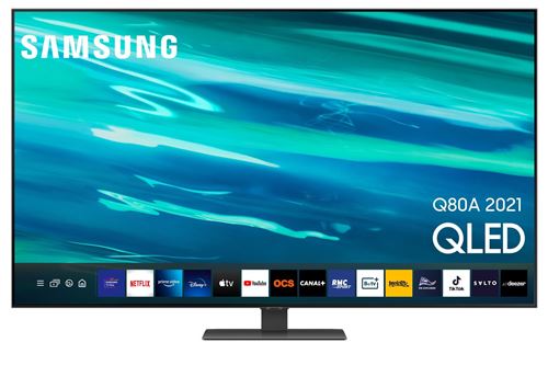 TV Samsung QE85Q80AAT 85 4K UHD Smart TV Argent carbone