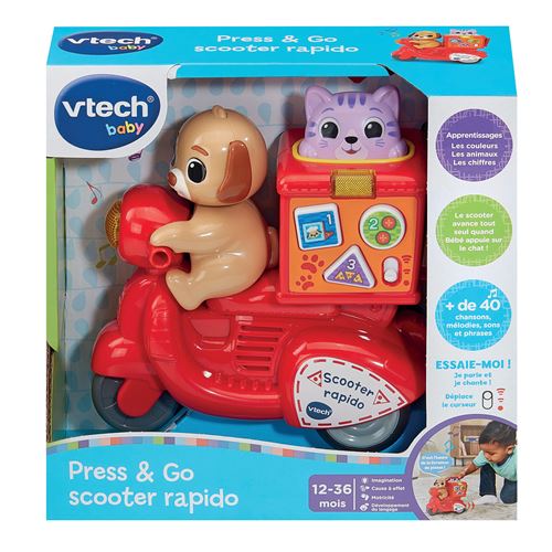 Jouet musical d'éveil Vtech Baby Press & Go Scooter Rapido - Vtech Baby
