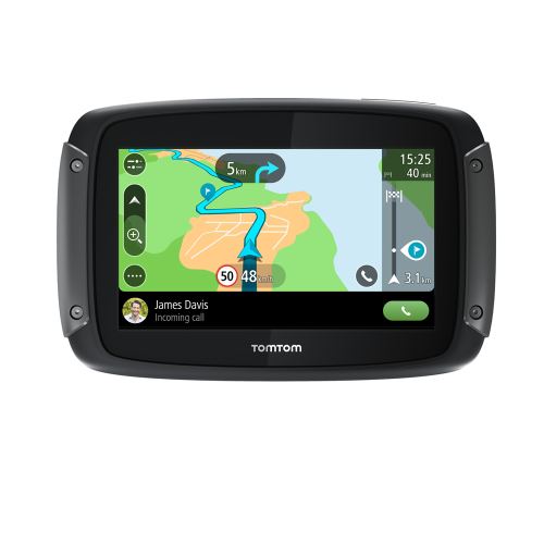 GPS Moto TomTom Rider 500 Cartographie Europe 49 pays, Traffic, Zones de danger à vie, Appel Mains-L
