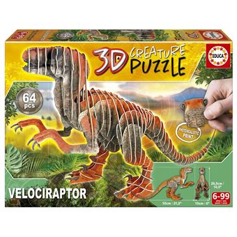 Puzzle Velociraptor 3d Creature