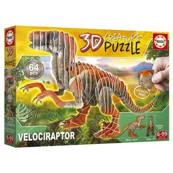 Puzzle Velociraptor 3d Creature