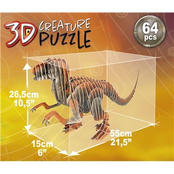 Puzzle Velociraptor 3d Creature