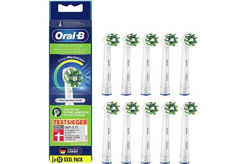 Oral-B Têtes de brosse à dent - Cross Action CleanMaximizer - Pack de 8