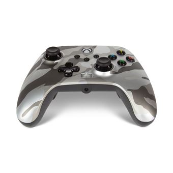 Manette filaire améliorée PowerA pour Xbox Séries X/S Camouflage Métallique