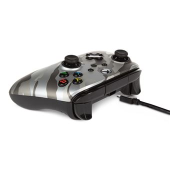 Manette filaire améliorée PowerA pour Xbox Séries X/S Camouflage Métallique