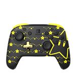 Manette sans fil Pdp Rematch Glow Super Star pour Nintendo Switch et Nintendo Switch Modèle OLED Noir et Jaune