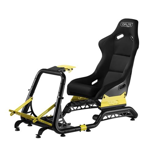 Châssis tubulaire pour simulateur automobile Oplite GTR S3 Elite Jaune -  Sièges et fauteuils de bureau - Achat & prix